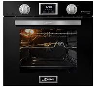 Kaiser EG 6374 Sp Four à gaz encastrable de luxe 60 cm, indépendant, 79 L | Design noir avec verre miroir | 2 fonctions (chaleur inférieure, gril) | Rôtissoire | Minuterie | Convection | Four à gaz