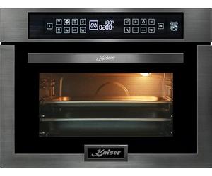 Kaiser EH 6307 RS Intégré Micro-ondes Four, 38 L, 45 cm de haut, Contrôle tactile, 22 fonctions, Commutateur électronique, Système à air chaud, Barbecue infrarouge, Acier inoxydable
