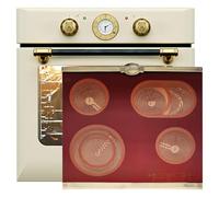 Kaiser EH 6432 ElfBE +KCT 6185 RotEm, électrique, autonome, 68 l, avec plaque vitrocéramique, 60 cm, 4 zones de cuisson QuickHeat, Hi-Light