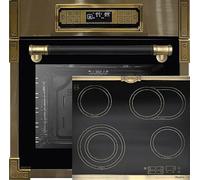 Kaiser EH 6726 AD+KCT 6185 Em Autark Kit four électrique encastrable rétro 80 l avec plaque vitrocéramique 60 cm