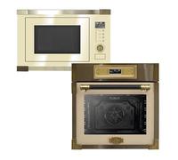 Kaiser EH 6726 ElfAD Four encastrable rétro 80 l, Kaiser EM 2545 Elf AD Four multifonction encastrable en verre ivoire, 25 l