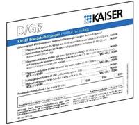 Kaiser Elektro 9473-91 Panneau didentification de cloison 10 pc(s)