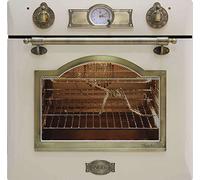 Kaiser Empire EG 6345 ElfEm Four à gaz encastrable 60 cm ivoire • Design rétro nostalgique • 67 l • Nettoyage catalytique • Tournebroche • Grill infrarouge • Gaz naturel & propane