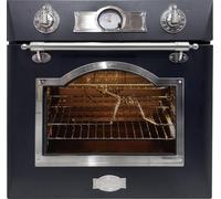 Kaiser Empire EH 6355 Four encastrable nostalgique 60 cm · Four électrique 67 L · Multifonction · Autonettoyage catalytique · Air chaud · Gril infrarouge · Tournebroche · Anthracite · Design rétro