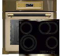 Kaiser Empire KCT 6385 Em Plaques en vitrocéramique 60 cm/métal Bronze/vitrocéramique avec 4 High Light Zones de Cuisson/laque de cuisson encastrable