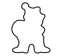 KAISER Emporte-pièce Original Père Noël avec Chapeau, 8 cm, emporte-pièce Père Noël pour Biscuits, emporte-pièce de Noël, Acier Inoxydable, Biscuits et Fondant