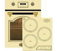 Kaiser Ensemble four EH 4796 ElfAD+KCT 4795 FI ElfAD+5 ans de garantie, Four encastrable rétro,9 fonctions+plaque de cuisson à induction 45 cm