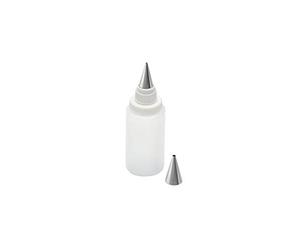 KAISER Flacon pulvérisateur Original Inspiration avec 2 Buses en Acier Inoxydable, Flacon de décoration, Flacon Souple 75 ML, décoration de Biscuits, étiquettes de gâteaux, gâteaux, Bord d'assiette.
