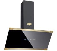 Kaiser Hotte aspirante rétro 90 cm AT 9445 AD Eco · Hotte murale Art Deco en verre ivoire · 1250 m³/h · Aspiration périphérique · Touch Control · LED · Evacuation et recirculation inclus