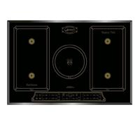 Kaiser Induktion Kochfeld, Table de cuisson à induction 77cm, FREE ZONE, PowerBoost 4,3 KW, 5 QuickHeat, Table de cuisson
