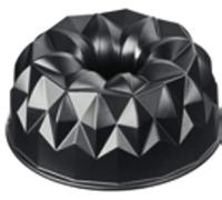 KAISER Inspiration - Moule à gâteau - Joli Design - Diamètre : 25 cm - avec Structure de Surface en Fonte d'aluminium revêtu de Bronzage Uniforme, Fonte d'aluminium, Noir, 25.5 x 25.5 x 11.5 cm