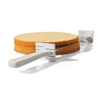 KAISER Inspiration Tortenschneider mit Distanzhaltern 32 cm, Kuchenschneider, Tortenboden Schneidehilfe, Extra scharfe Klinge, spülmaschinengeeignet