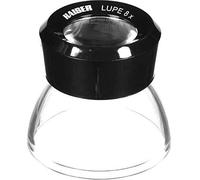 Kaiser Ka2334 - Loupe De Table (24 Mm, L 45 Mm, P 24 Mm), Noir/Clair