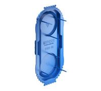 KAISER KAISER Couvercle de signalisation encastré UP1 Ø 2x60mm 1181-16 Quantité:1