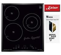 Kaiser KCT 4754 plaque autosuffisants 45 cm,Plaque Vitrocéramique avec 3 High Light Zones de Cuisson,Plaque de cuisson encastrable,Capteur de cuisson électriques,Plaque Vitrocéramique