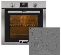 Kaiser Kit four EH 6323 + KCT 6705 I Cuisinière Autark, Four électrique, 10 fonctions, Fonction Pizza + Plaque de cuisson à induction 60 cm, Intégré, Design de la plaque de cuisson en fonte