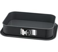 Kaiser La Forme Plus moule à charnière carré 35 x 24 cm, moule à tiramisu, fermeture SafeClick, fond émaillé, antiadhésif, résistant à la découpe, fond émaillé, anti-fuite