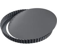 Kaiser 637259 Plat Tourte et Quiche La Forme Plus Gris