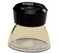 Kaiser Foto Loupe de table KA2334 – Grossissement 8x, Ø24 mm, 45×24 mm, noir/clair