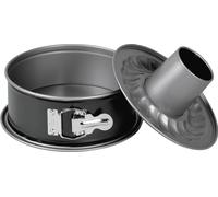 KAISER Moule à charnière Inspiration avec fond tubulaire 8cm Ø20cm noir