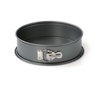 KAISER Moule à charnière Original Gourmet 26 cm Rond avec Fond Plat, Moule Rond, étanche, revêtement antiadhésif, résistant à la Chaleur jusqu'à 230°C, Gris
