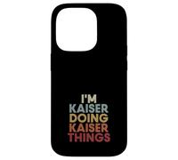 Kaiser Name Kaiser Personalized Name First Given Coque pour iPhone 14 Pro