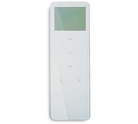 Kaiser Nienhaus 138300 Nivel 15 Funkhandsender, 433MHz/2-Funk, Sender mit ALU-Rahmen und Glasfront weiß, 15-Kanal