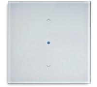 Kaiser Nienhaus Plano 1 Émetteur mural sans fil en verre Blanc 433 MHz bidirectionnel 135200 433 MHz