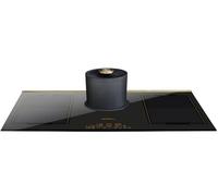 Kaiser Plaque de cuisson à induction, 90 cm, autosuffisante, KCT 9365 IEm, à induction, encastrable, avec hotte aspirante intégrée, 1250 m³/h, design rétro Empire en bronze