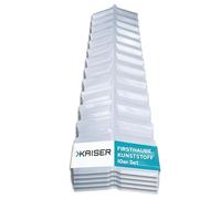 KAISER plastic® Lot de 5 couvercles de toit en plaques ondulées, en plastique - Plaques de toit résistantes aux intempéries - Trapèze 76/18 - 30 x 98,5 cm