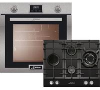 Kaiser Set de cuisine à gaz EG 6372+KCG 6394 Turbo Romb, Four à gaz encastrable, 79L+cuisinière encastrable, 60 cm