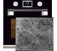 Kaiser Set de cuisinières à gaz EH 6338 S + KCT 6705 Ära - Four encastré, Softclose - 11 fonctions + plaque de cuisson à induction - 60 cm - Motif de peinture