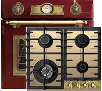 Kaiser Set de cuisinières à gaz EH 6355 RotEm + KCG 6335 ElfEm Turbo, four électrique, 79 l, four encastré+plaque de cuisson à gaz vitrocéramique 60 cm