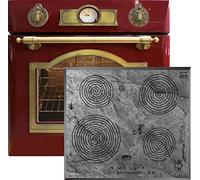 Kaiser Set de cuisinières à gaz EH 6355 RotEm+KCT 6705 RI Ära, Kit de four électrique, 79 l,10 fonctions + plaque de cuisson à induction encastrable, 60 cm