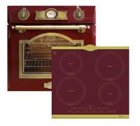 Kaiser Set de plaques EH 6355 RotEm+KCT 6195 IRotEm - Plaque à induction 60 cm - Four électrique - Autonome - 79 l - Four encastrable - 8 fonctions + plaque à induction encastrable 60 cm