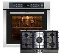 Kaiser Set four EH 6306 R + KG 9356 Turbo, four à encastrer, 79L grill 15 ft.+ cuisinière à gaz encastrable, 90cm, 3,8 Kw WOK