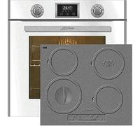 Kaiser Set four EH 6326 W+KCT 6705 I, Four électrique à encastrer, 79L, 10 fonctions+plaque de cuisson à induction,60 cm, Cuisinière encastrable, 4 zones de cuisson, sans cadre