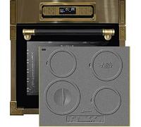 Kaiser Set four EH 6726 AD+KCT 6705 RI, Four électrique encastrable rétro, 80L, 11 fonctions + table de cuisson à induction, 60 cm