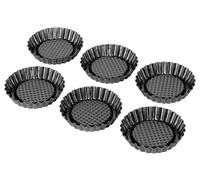 KAISER Tortelett Patisserie Ø10cm schwarz Set 6teilig