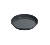 Kaiser La Forme Plus plaque à pâtisserie ronde 30 cm, fond émaillé, anti-adhésif, résistant à la coupure, résistant à la pâte au levain, bord extra haut