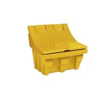 kaiserkraft FRANKEL Bac à sel et Universel en polyéthylène | capacité env 150 l | Jaune