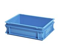 kaiserkraft FRANKEL Bac gerbable Europe en PP | dim ext L x l x h 400 x 300 x 120 mm | bleu | lot de 8