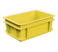 kaiserkraft FRANKEL Bacs gerbables normes Europe | L x l x h 300 x 200 x 120 mm | jaune | lot de 10