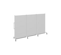 kaiserkraft FRANKEL Cloison Acoustique Mobile | pour l'industrie et Le Bureau | L x l x h 3000 x 740 x 2021 mm
