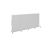kaiserkraft FRANKEL Cloison Acoustique Mobile | pour l'industrie et Le Bureau | L x l x h 4000 x 740 x 2021 mm