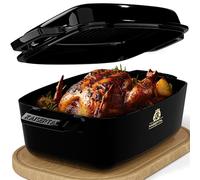 KAISERTAL Cocotte ovale en fonte émaillée 28 cm 6 l Passe au four 7 kg Cocotte avec couvercle à induction