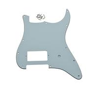 Kaish 11 trous Strat ST One Guitare Humbucker Pickguard Pickguard pour Fender Delonge Beaucoup de Couleurs White 3 Ply
