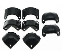 Kaish 4 x 4 x arrière avant/arrière plastique Noir Ampli de guitare amplificateur Armoire d'angle pour Marshall