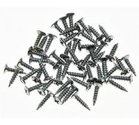 Kaish 50 x Vis à vis pour guitare ou basse plaque de plaque chrome