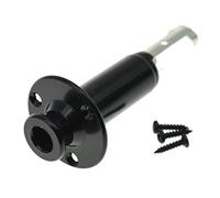 KAISH 6,35 mm pour guitare électrique acoustique, basse, sortie mono borne jack jack jack Noir/doré noir